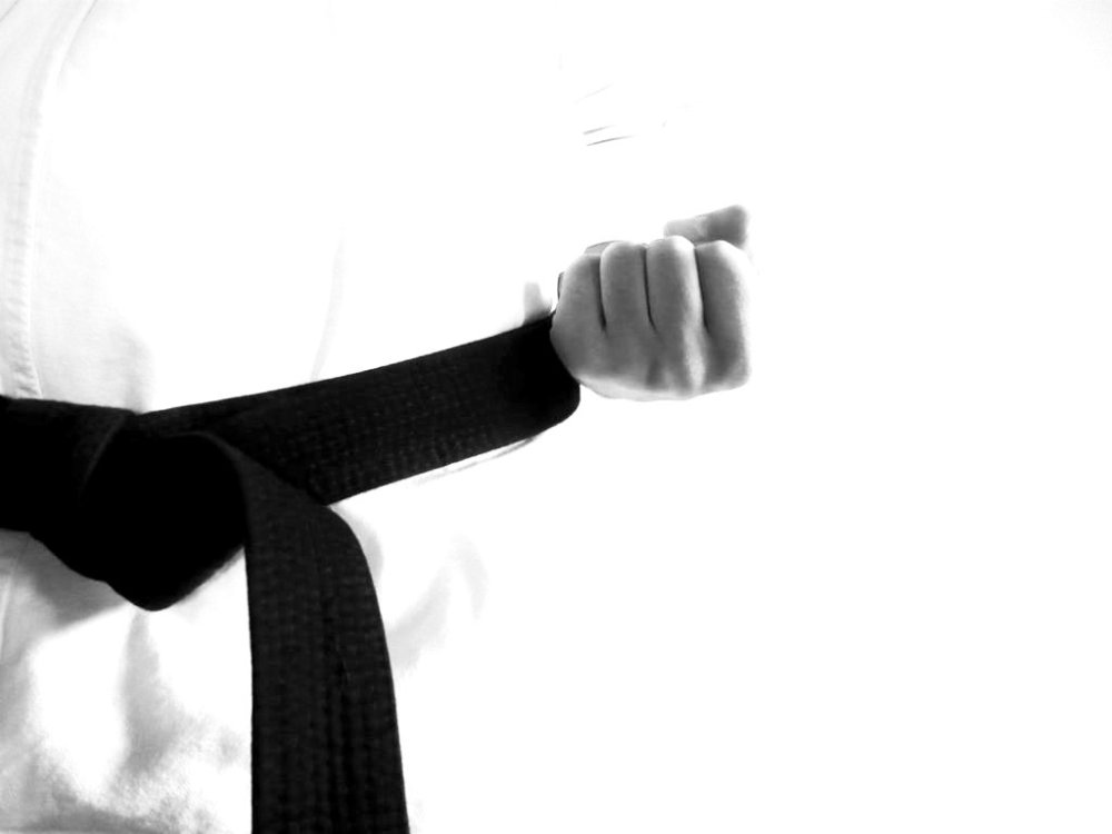 black-karate-belt