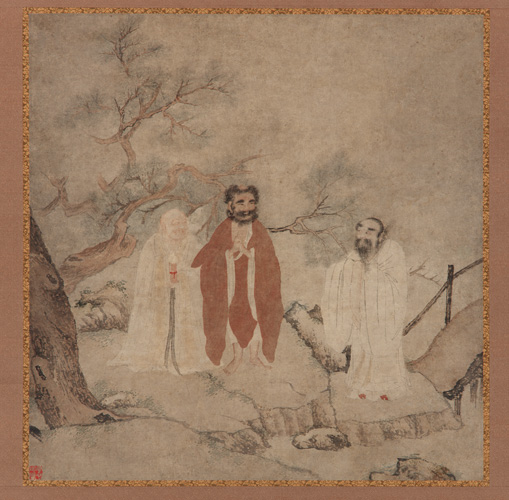 Sakyamuni, Lao Tzu, and Confucius ming